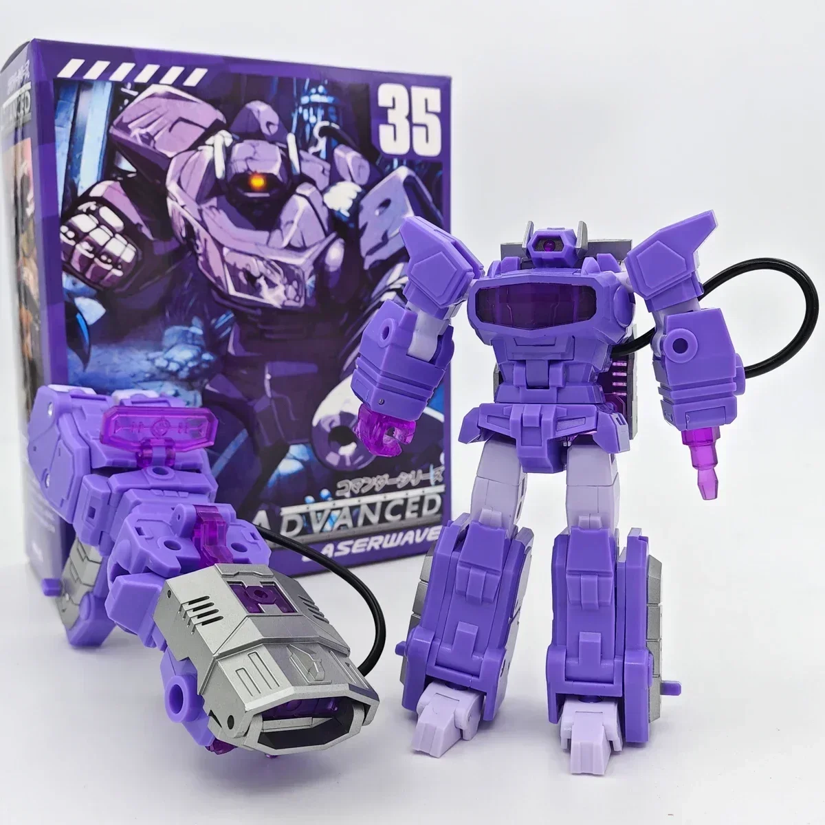 MTF zabawka transformacyjna MF35 MINI Shockwave Model Anime wersja kieszonkowa figurka Autobot kolekcja prezentów