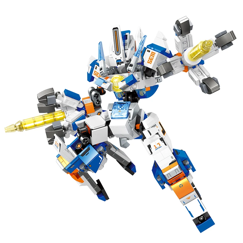 

504 шт., робот-меха, подарки на день рождения для мальчика, строительные блоки, боевой робот, сборная модель, мини-кирпичи