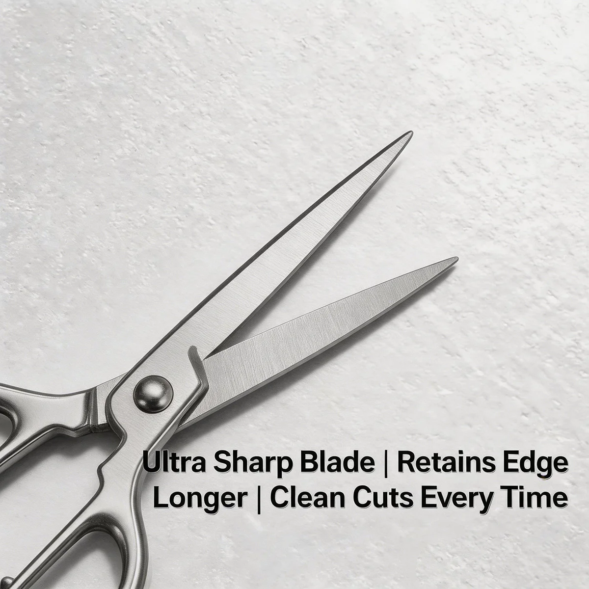 Professional All Steel Multifunctional Kitchen Scissors，Multi-Purpose for Chicken Bone Fish Cutting, Professional Cooking tool