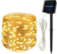 Solar String Fairy Lights 12M 100LED / 22M 200 LED Waterproof Outdoor Garland Solar Power Lamp Christmas For Garden Decoration