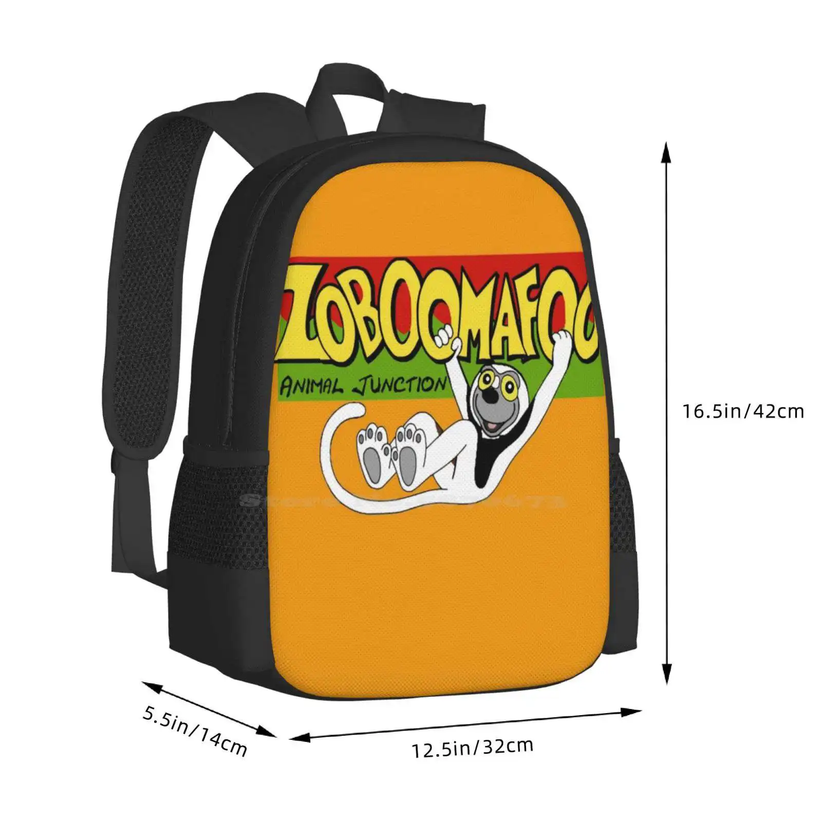 Muslim3d Print Design zaino borsa per studenti muslimanimal Junction Pbs Kids Red Bubble Lemur