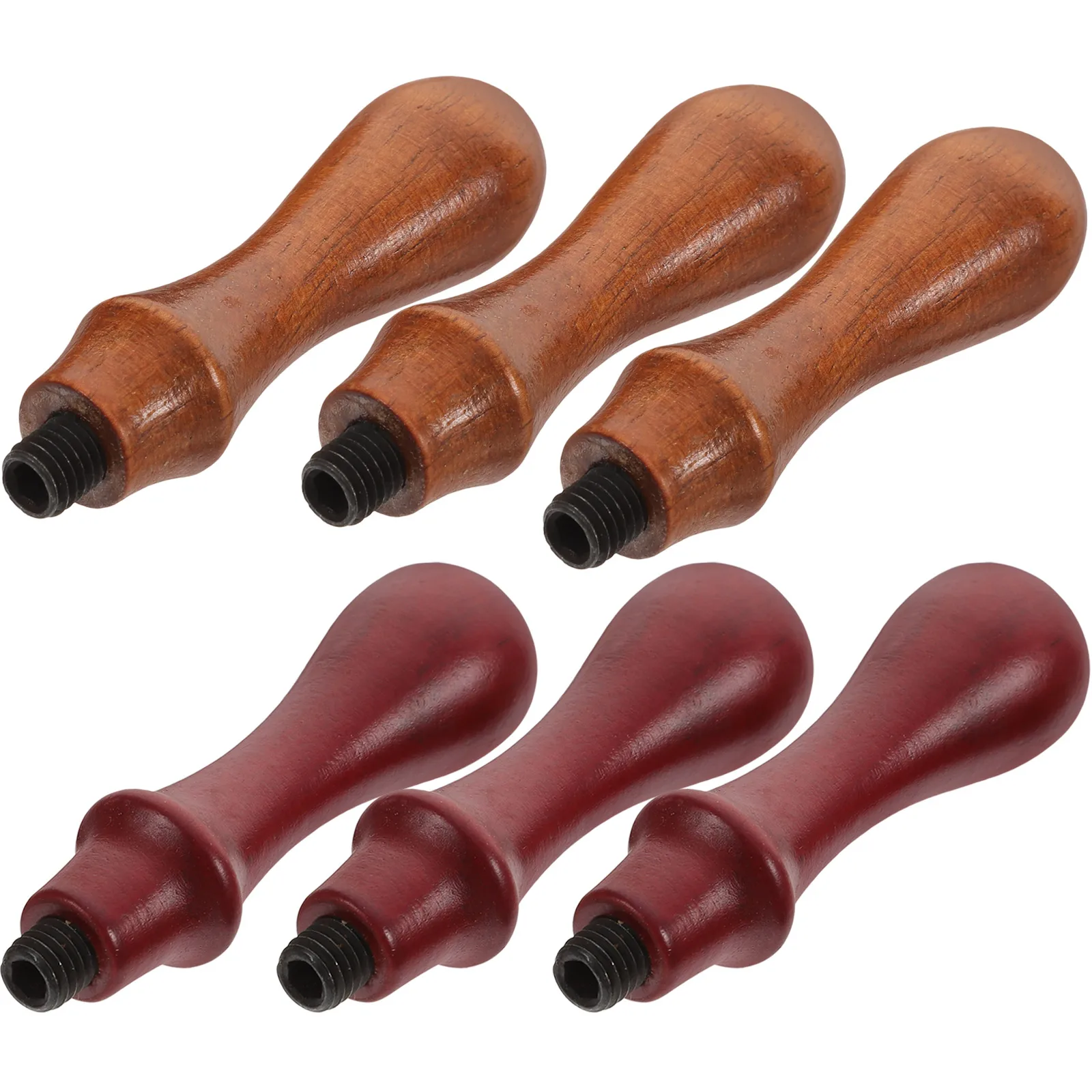 

6pcs Bamboo Replacement DIY Wax Crafts Long Stamp Diy Stamp H Life Easy Install Remove Pattern Heads