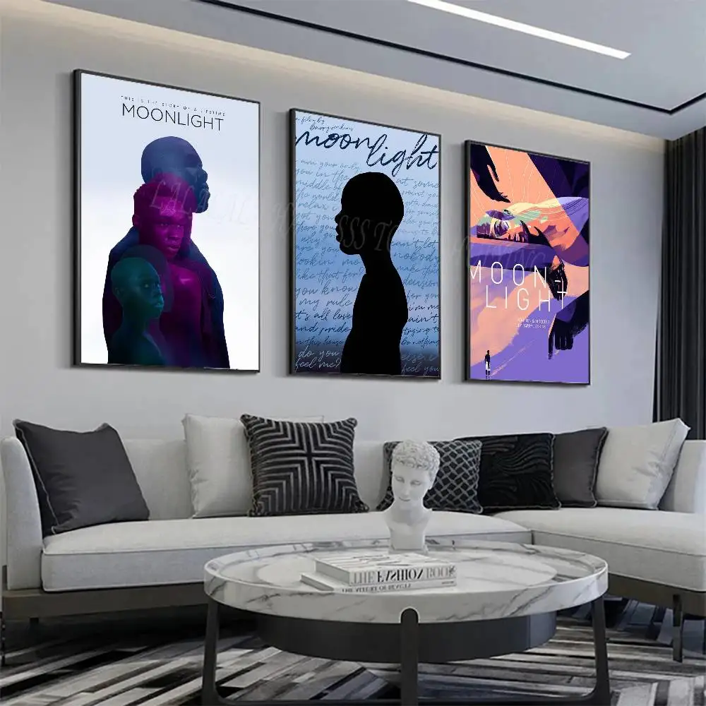 Affiches de film M-Moonlight Self Redemption, toile de qualité pour salon, bar, café, style vintage, peinture de bande dessinée, décoration murale pour la maison