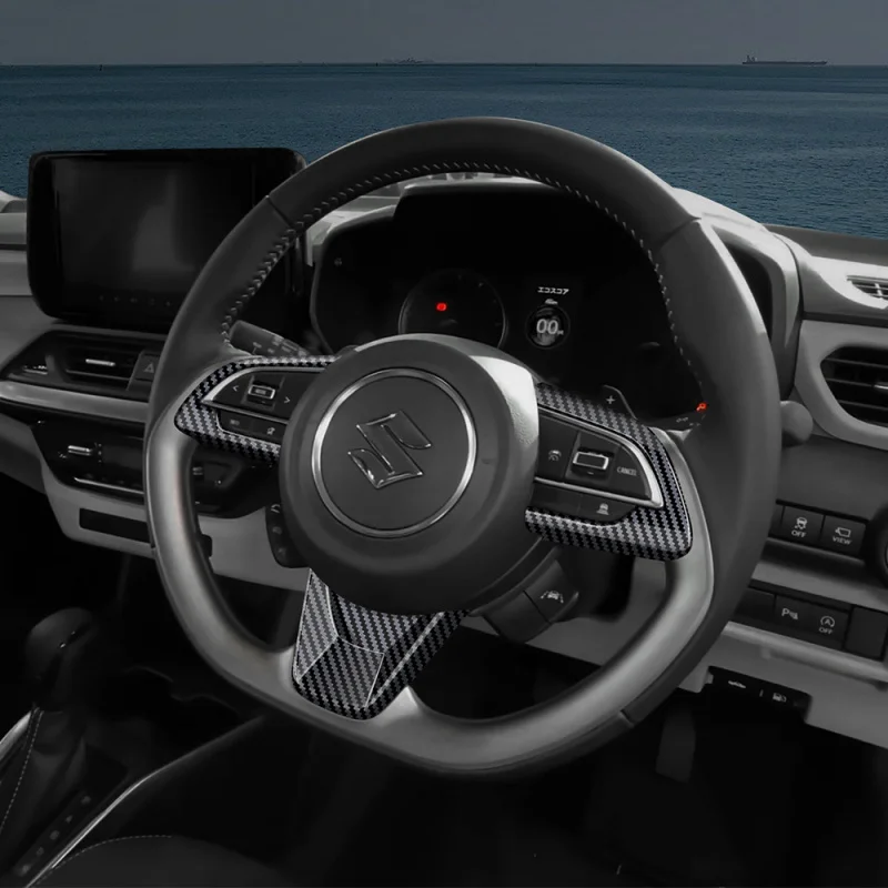 

Декоративная накладка на руль для Suzuki Swift 2024 года, водонепроницаемая, для лево- и праворульных моделей, модификация интерьера Swift