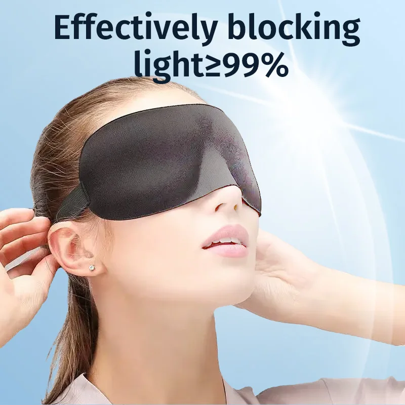 Eye Mask for Sleeping 3D Contoured Cup Blindfold Concave Molded Night Sleep Face Masks Block Out Light with Women Men Eyepatch