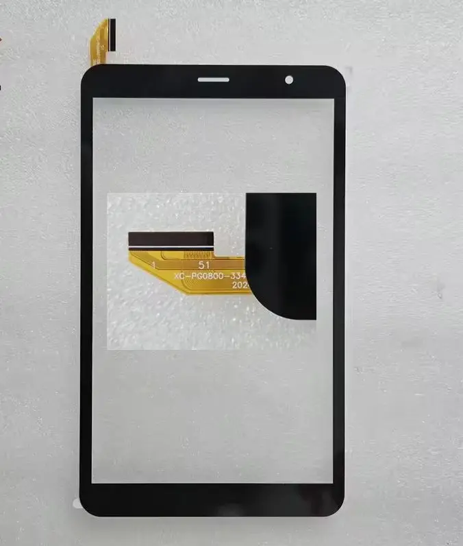10Pcs/Lot Black 8Inch P/N XC-PG0800-334-FPC-A0 Tablet PC Capacitive Touch Screen Digitizer Sensor External Glass Panel Model M8