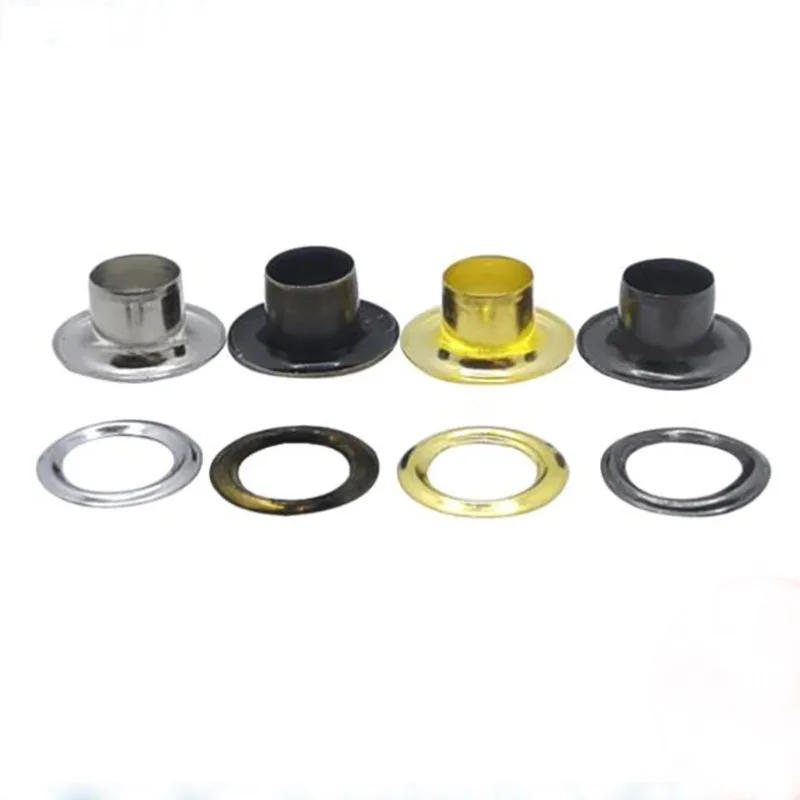 Leather Craft Repair Grommet Round Eye Rings For Shoes Bag Eyelet with Washer 3mm 4mm 5mm 6mm 8mm 10mm 12mm 14mm 17mm 20mm