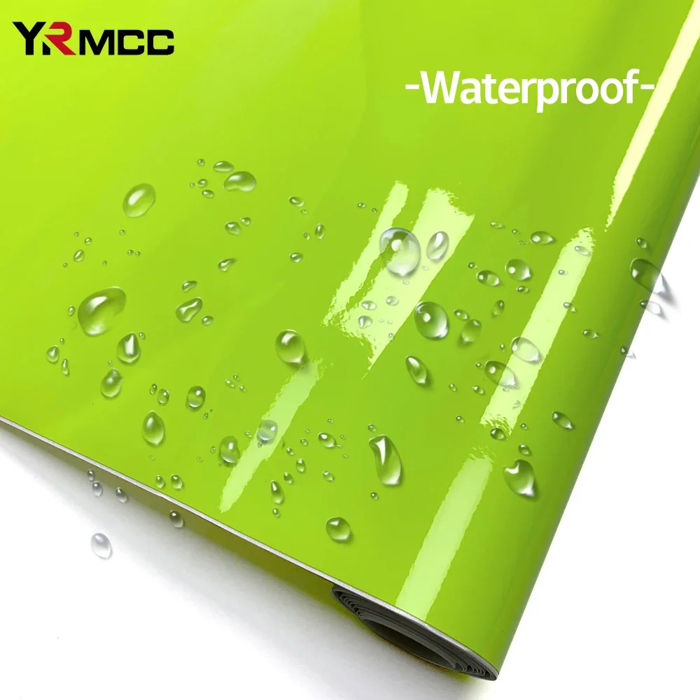 Custom Size Wrap Vinyl Car Stickers Supplies Auto Glossy 100cmx150cm Shiny Motorcycle Vinyls Body Film Car Tuning Accessories