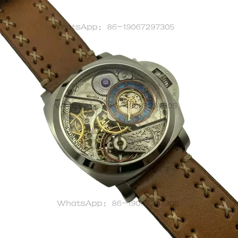 Retro mechanical watch large size hollow automatic waterproof personalized watch