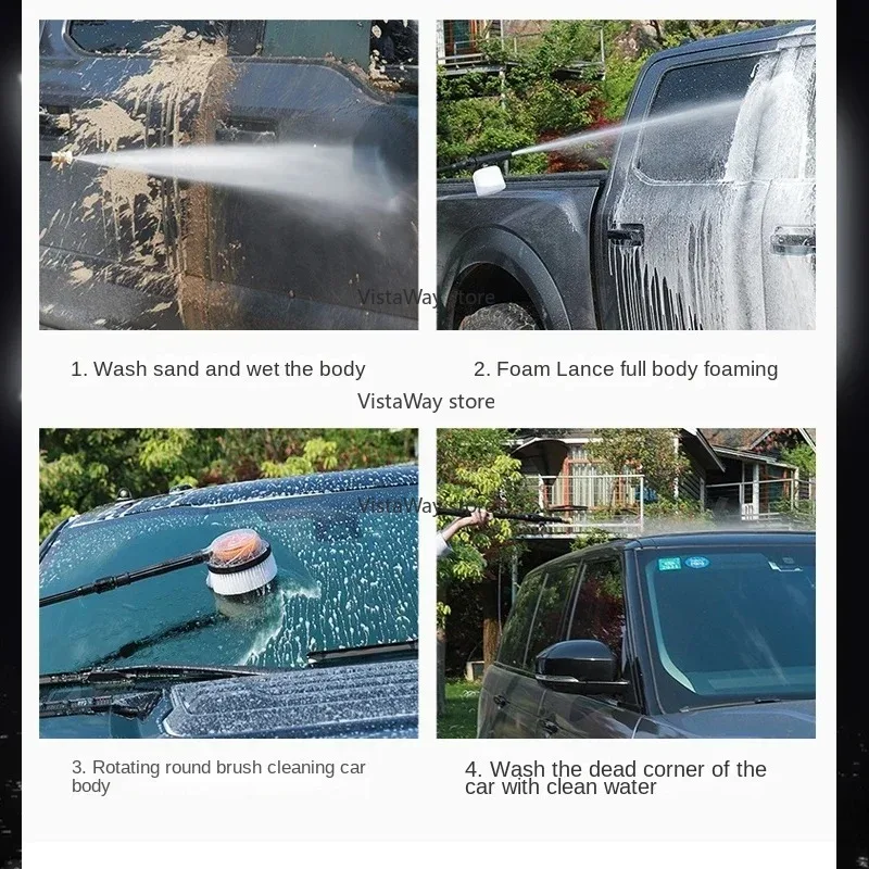 Hot Sale X700 Car Washing Machine 2400W Ultra-high Pressure 220v Brush Water Grab Gun Small Automatic Cleaning Portable Water Pu