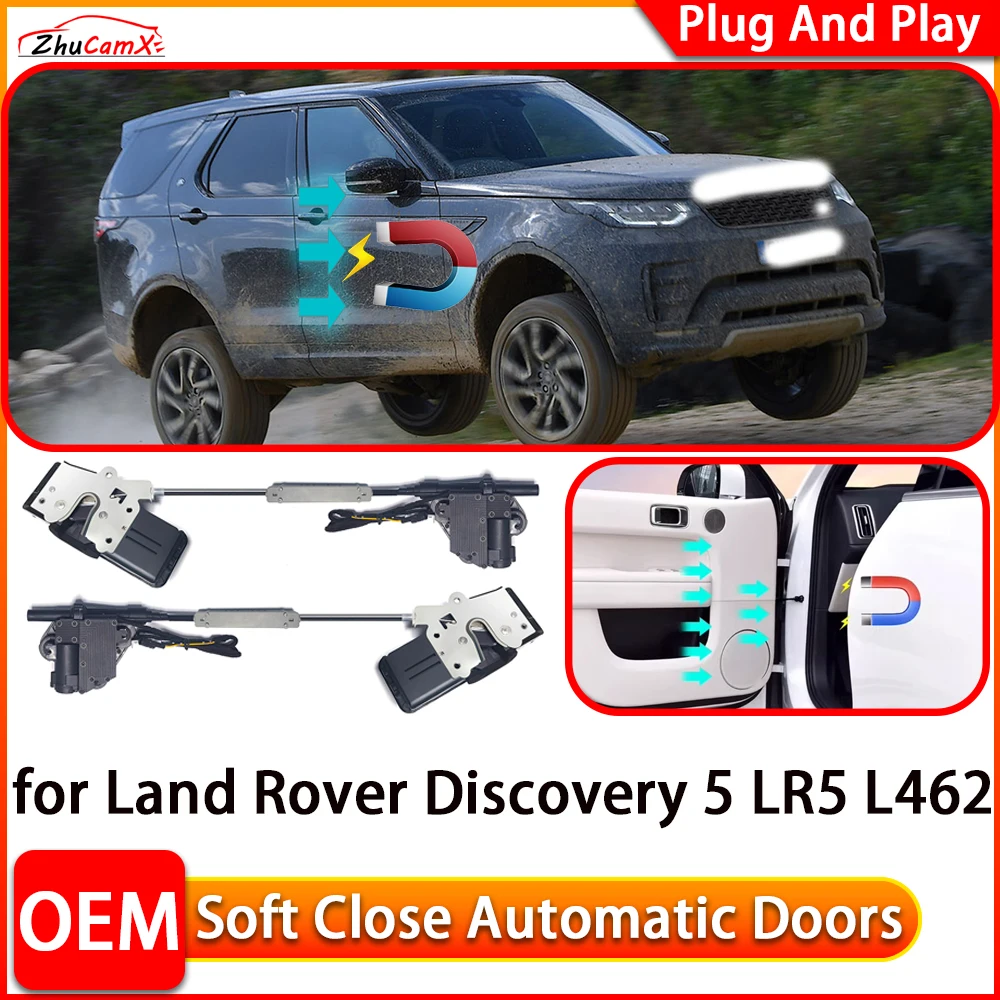 

ZhuCamX for Land Rover Discovery 5 LR5 L462 Automatic Electric Soft Close Door Closer Power Closing Door Comfort Closing System