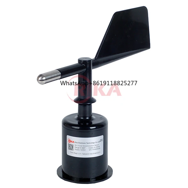 RIKA-Display Digital Sensor de Direção de Velocidade do Vento, Monitoramento Remoto Gravador Sistema Meteorológico, Meteorológico, RK160-02