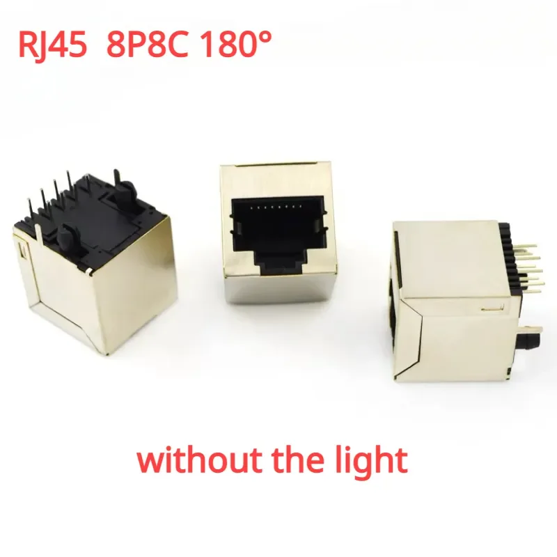 

10Pcs/Lot Vertical Mounting 8Pin RJ45 PCB Jack Female Connector