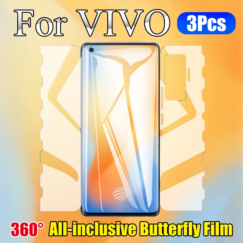 IQOO 11Pro Butterfly Hydrogel Film For VIVO IQOO11 Screen Protector Soft Front Back Full Coverage