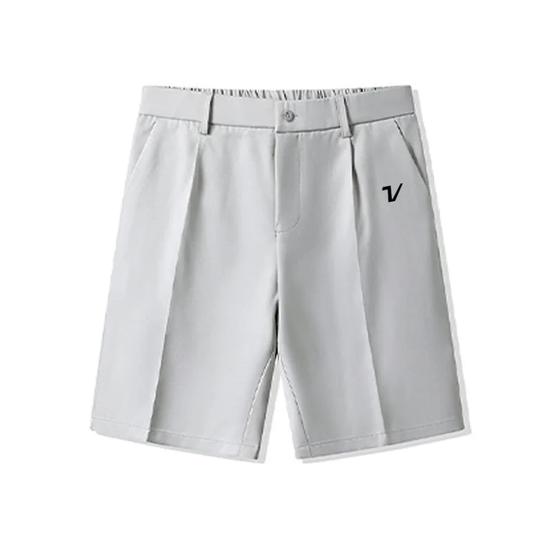 جولف نصف باجي الصيف ملابس غولف الرجال 2025 جديد جولف السراويل موضة الأعمال السراويل المتوسطة غير رسمية الكورية ملابس الغولف الرجال دعوى السراويل Golğ Schlafэлupi