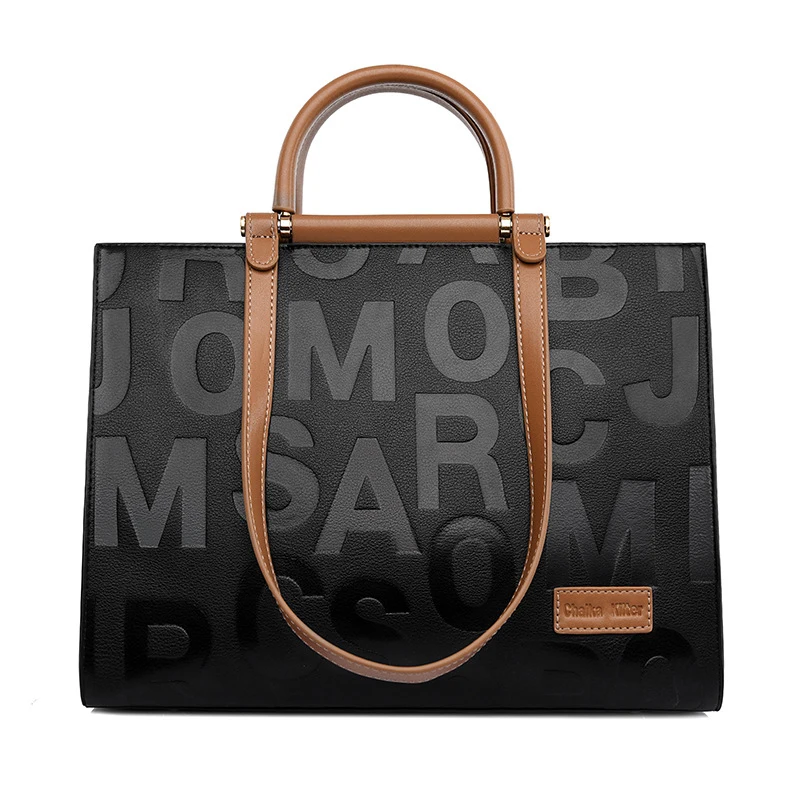 

New fashion tote bag for women, large-capacity commuter bag, high-end feel, can be worn over the shoulder, women's handbag