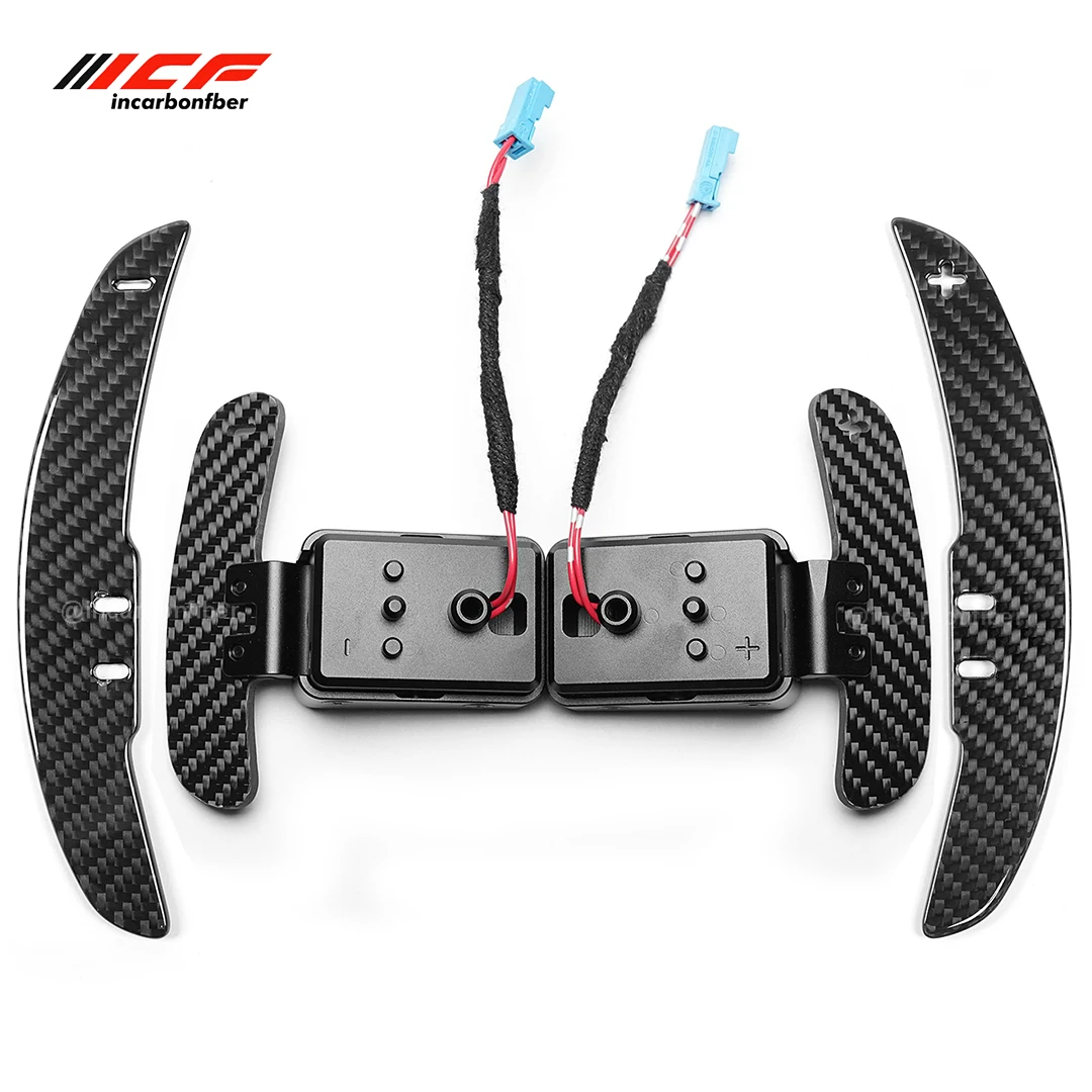 

Glossy Carbon Fiber Magnetic Paddle Shifter For BMW 1-4 series g20 g30 g80 f20 f21 f30 f22 f80 Steering Wheel Shift Paddle