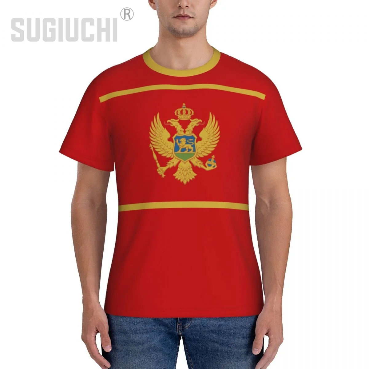 Tight Sports T-shirt Montenegro Flag Montenegrin 3D For Men Women Tees jersey Clothes Soccer Football Fans Patriotic T shirt