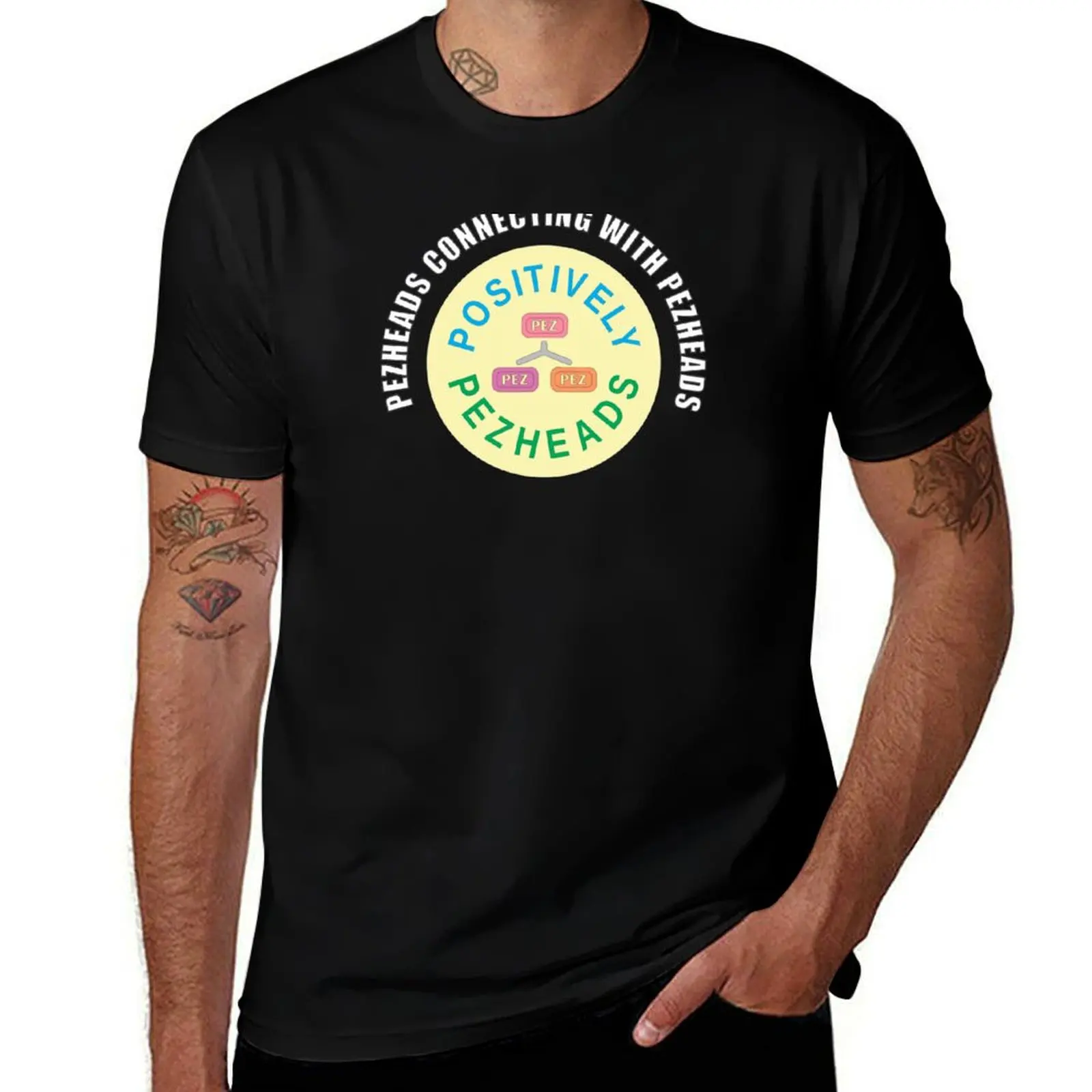 

Positively PEZheads T-Shirt anime t shirts oversize t shirts for man graphic tees cotton t shirt man T-shirt