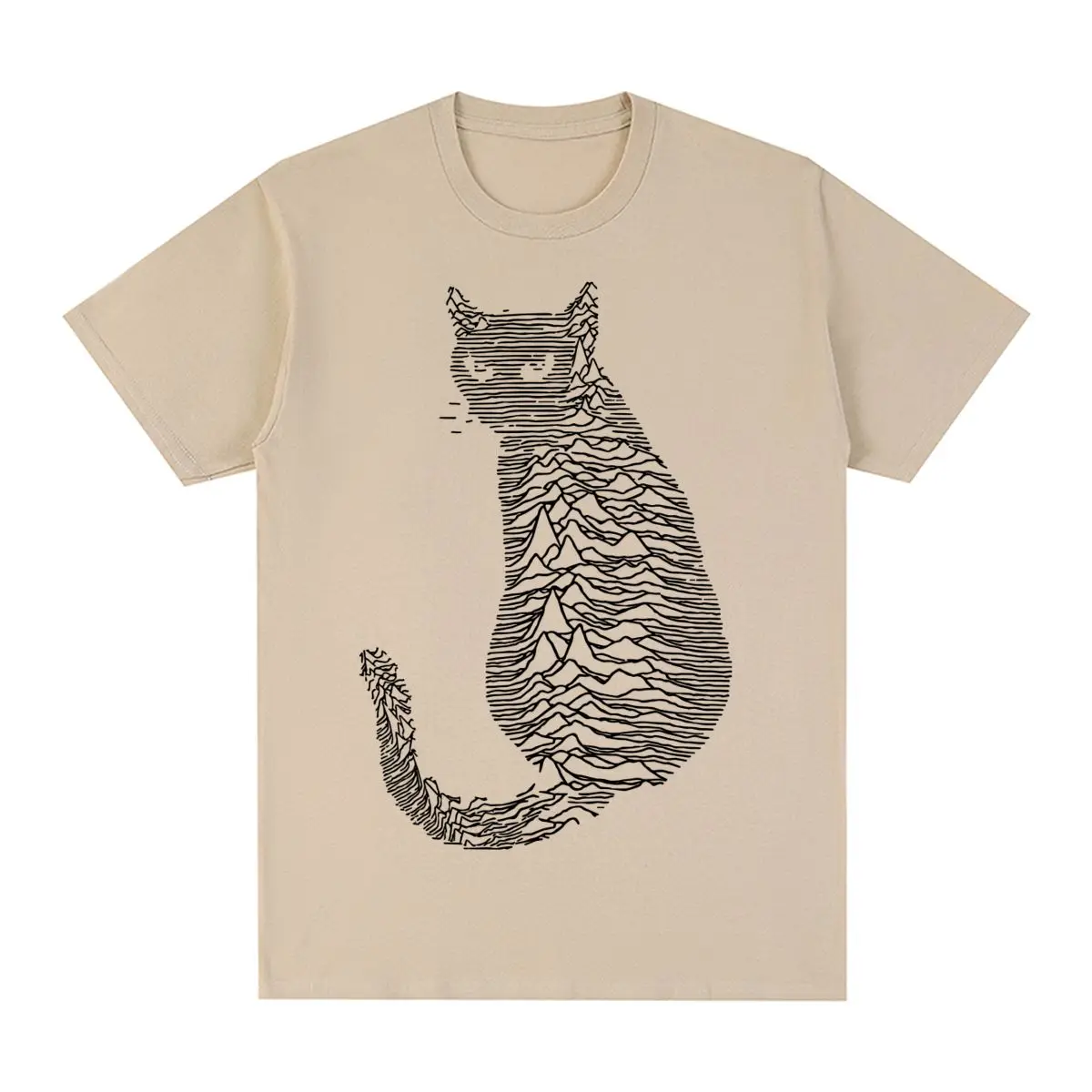 Joy Division Cat Vintage T-shirt Cotton Casual Summer POST PUNK Men T shirt New Tee Tshirt Womens Tops