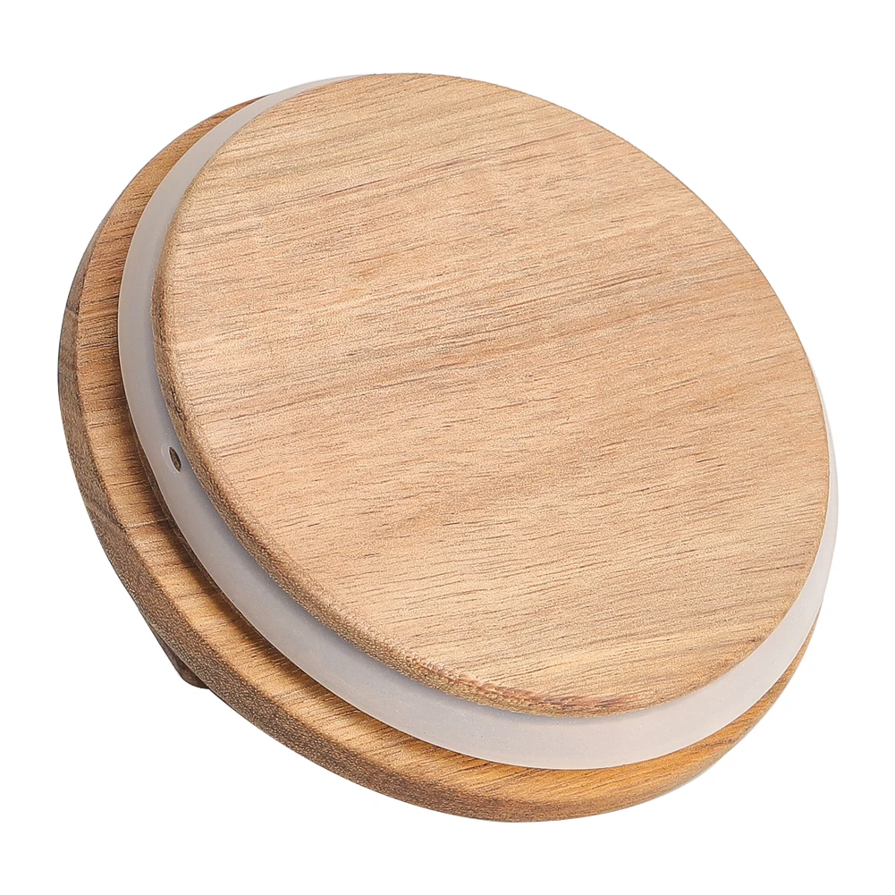 Voltsify 800ML Glass Storage Jar with Wooden Lid Food Storage Jar Tea Storage Containers Canisters