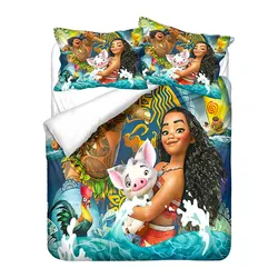 Disney Moana Maui Ocean Bedding Set Bed Cover Pillow Cover Science Comforter Bedding Set Twin Full Queen King Size Bedding Sets