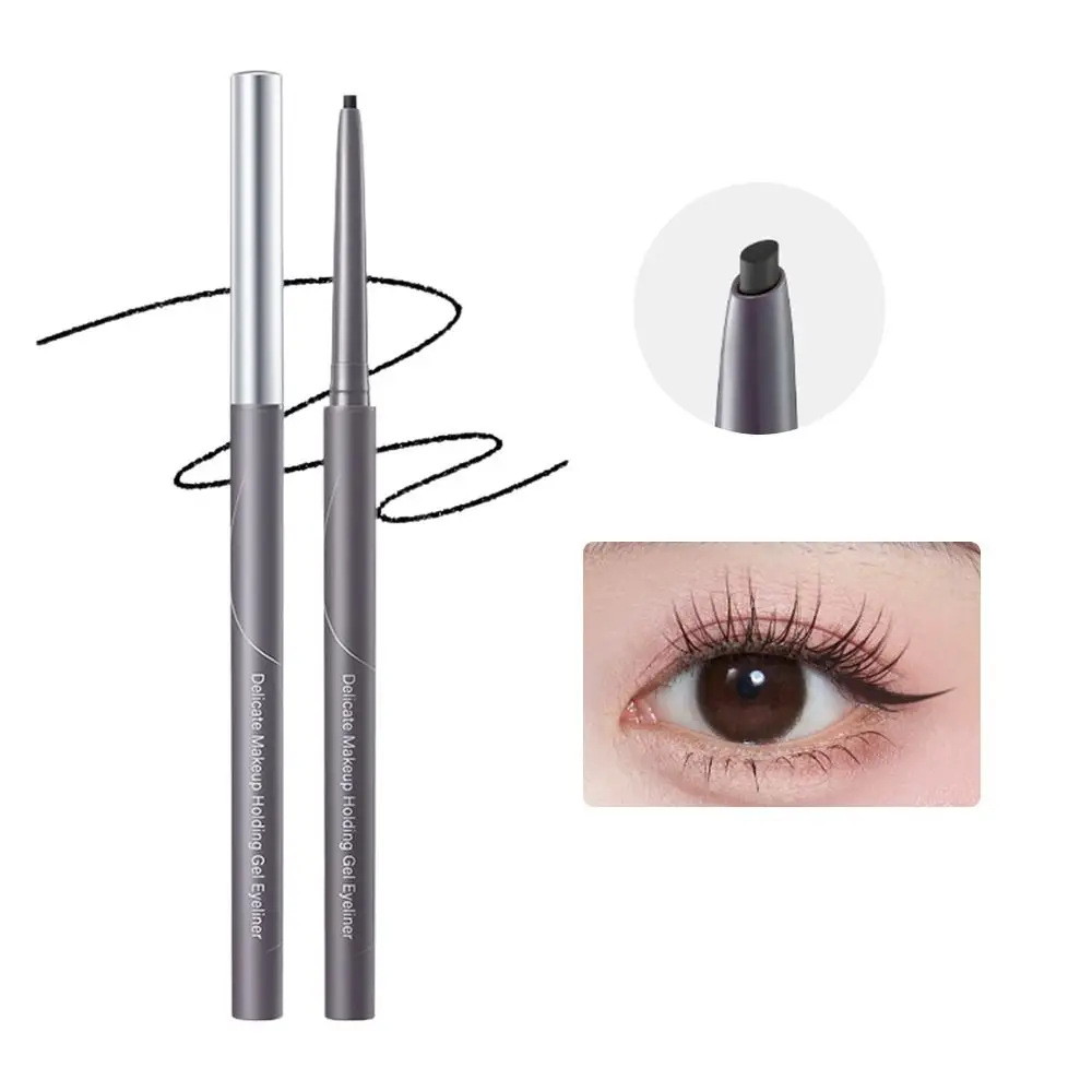 생생한 색감 슬림 젤 아이라이너, 굵고 선명한 파인팁 방수 아이라이너, 하루 종일 지속되는 롱래스팅 아이라이너