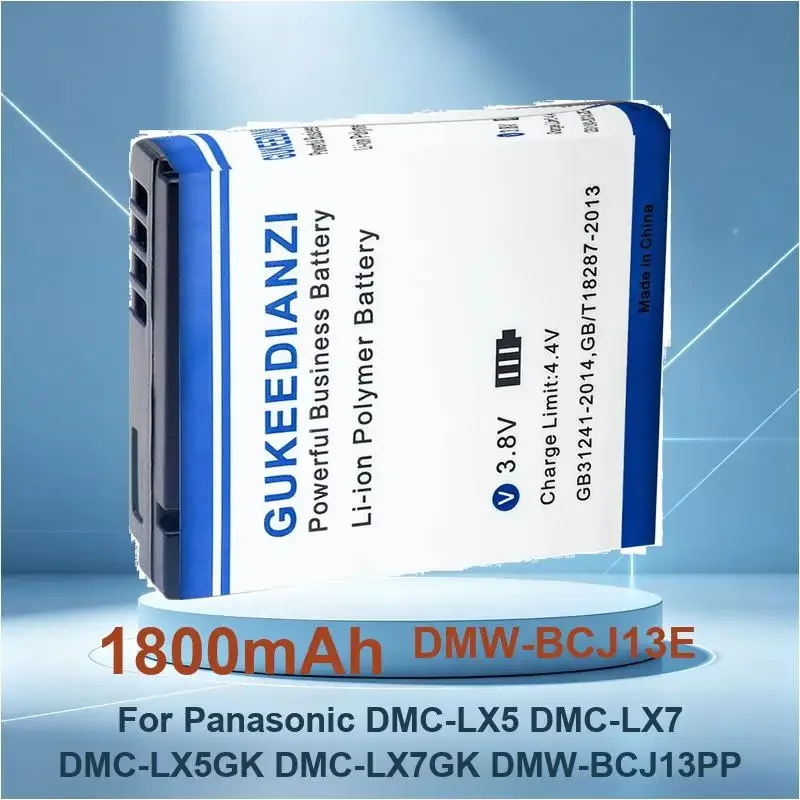 

Battery For Panasonic DMC-LX5 DMC-LX7 DMC-LX5GK DMC-LX7GK DMW-BCJ13PP DMC FZ7 FZ8 FZ18 FZ28 FZ30 FZ35 FZ38 FZ50 DMC-3D1 DMC-TZ7