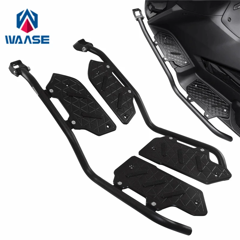 WAASE For Yamaha T-Max TMAX 560 2022 2023 2024 Stainless Steel Engine Bumper Guard Frash Stunt Cage Crash Bar Frame Protector