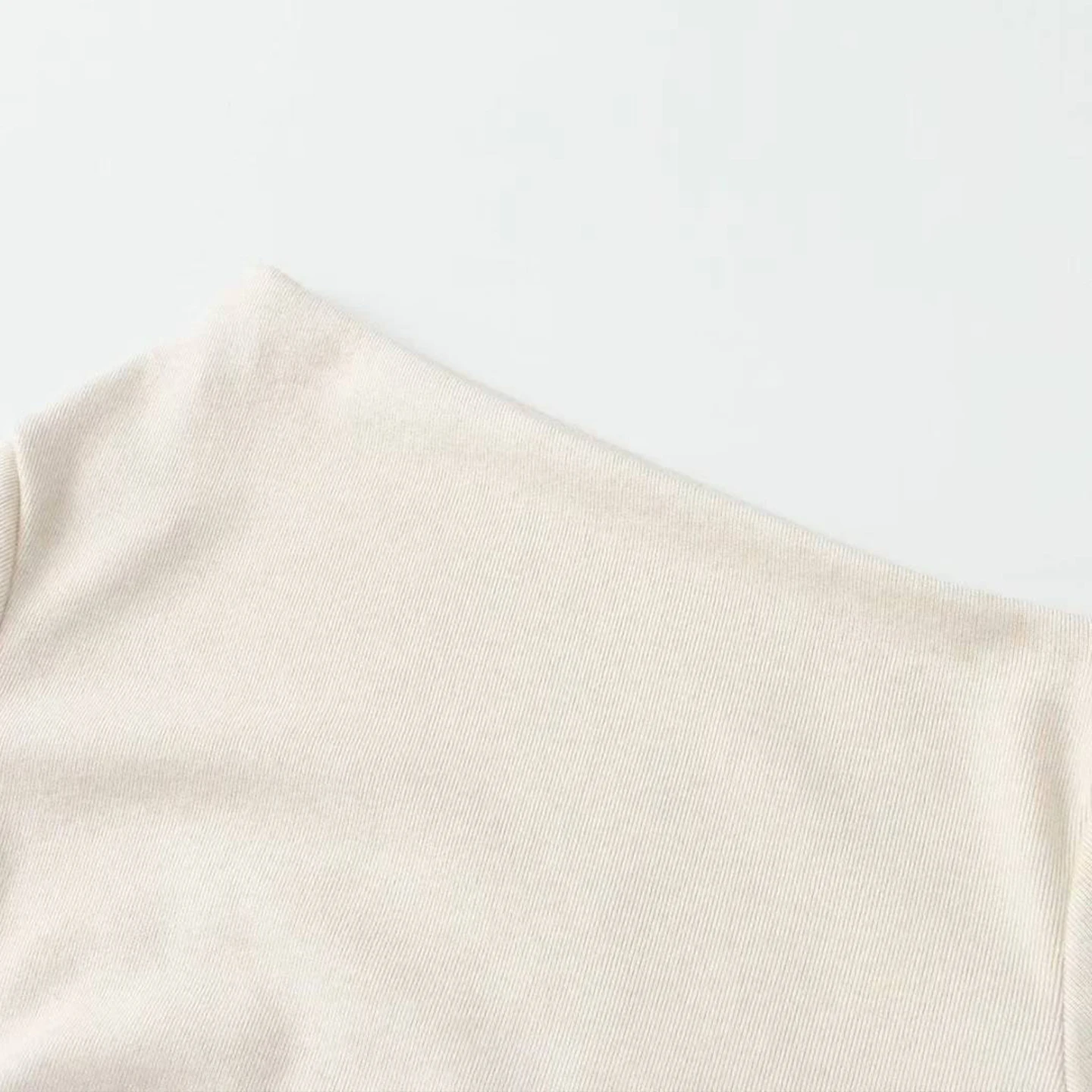Z ผู้หญิงไม่สมมาตรยาว Sve เสื้อยืดเซ็กซี่ Slant COLLAR BASE irt เดินทาง Sle เอวสูง SLIM FIT เส้นใยโพลีเอสเตอร์