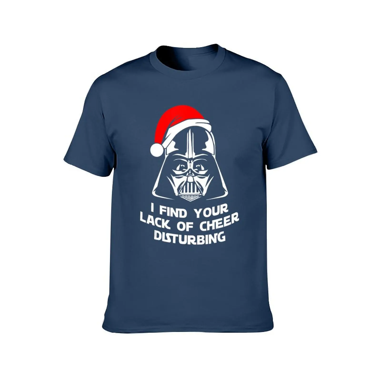 I Find Your Lack Of Cheer Disturbing Shirts, Christmas T-Shirt cotton tshirt 100% g man t shirts for men T-Shirt