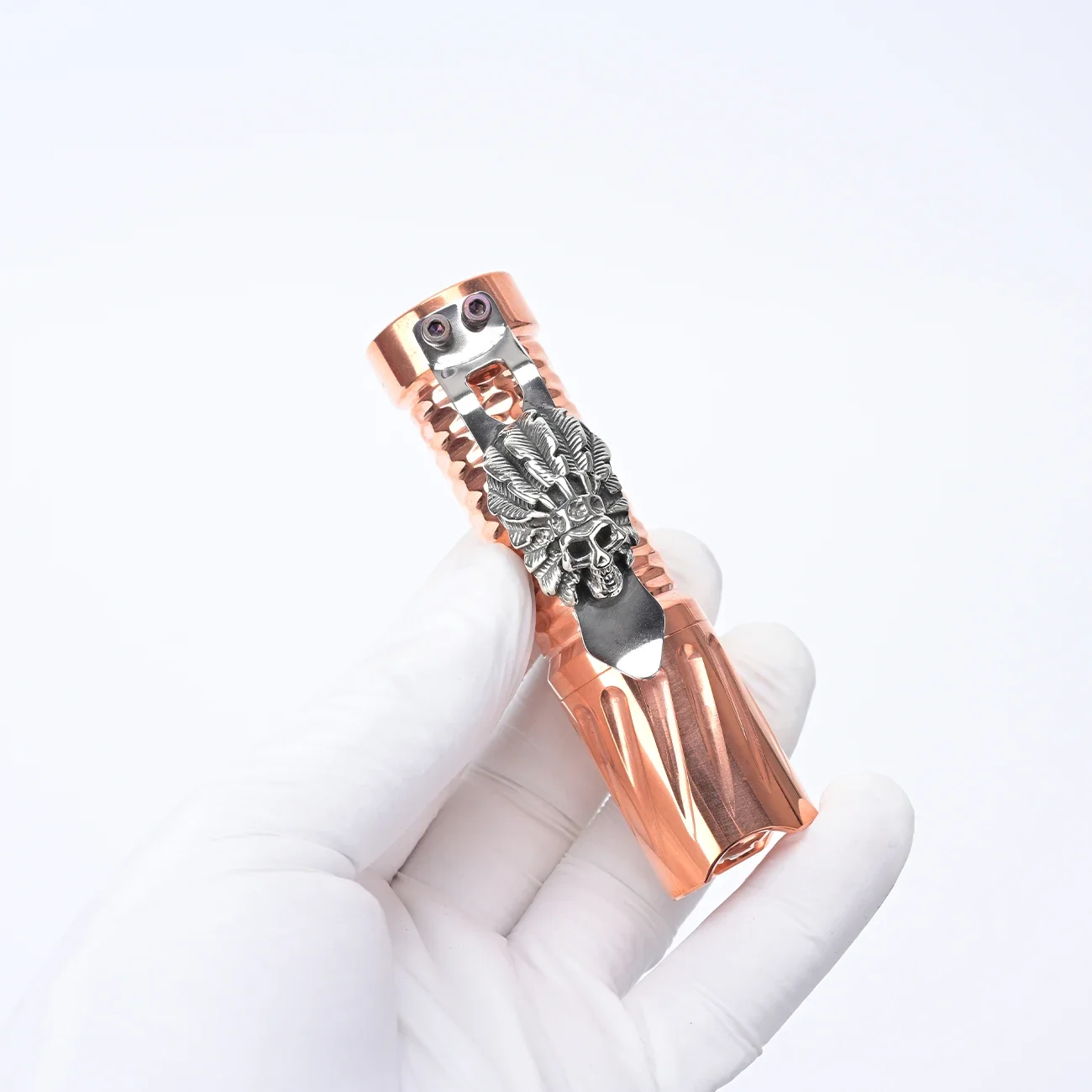 wolfcoolvape Able Lyfe Style Red Copper Mechanical Vape Mod for 18650 Battery Fit Kennedy 25mm RDA Cloud Chasing Mech