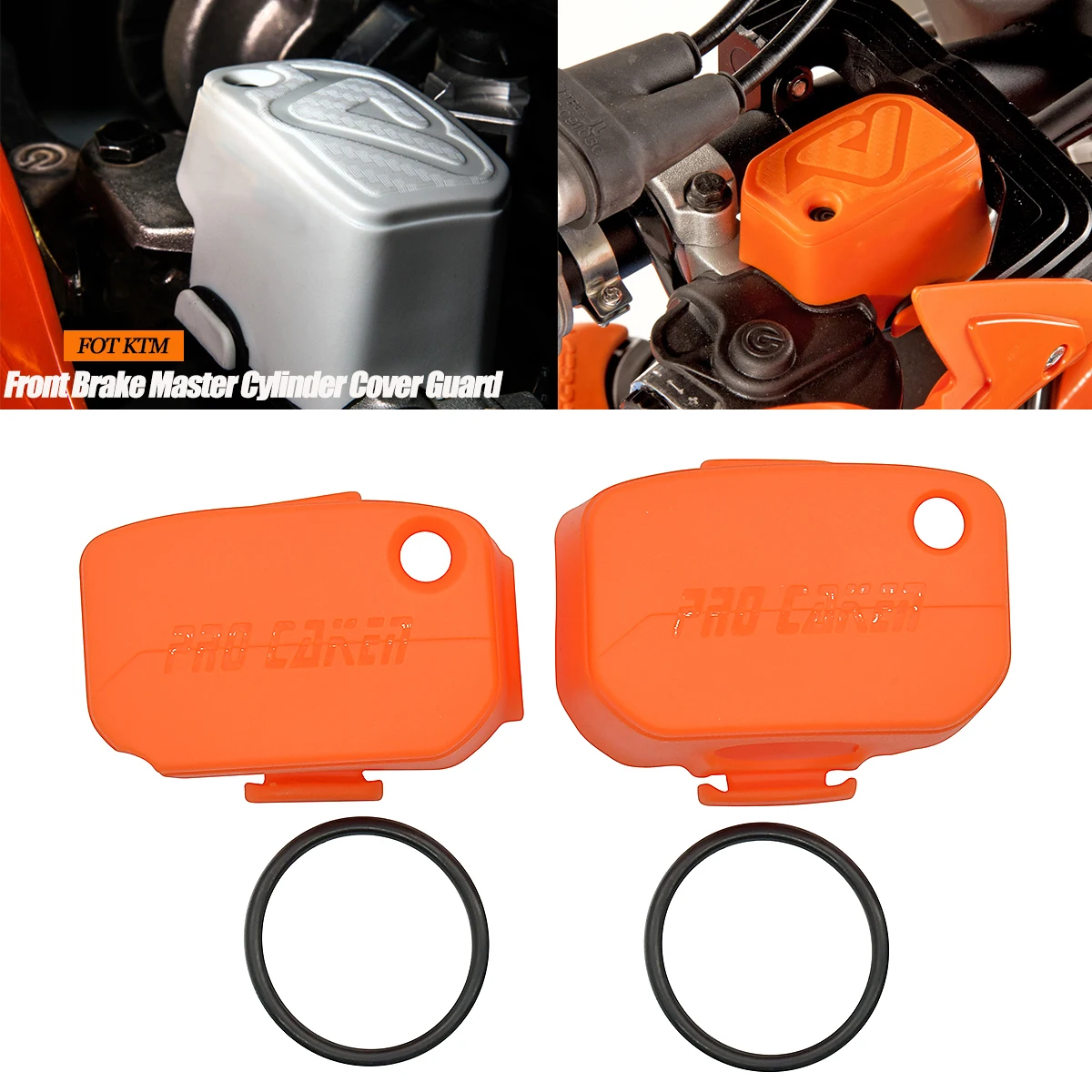 

For KTM SX SXF EXC EXCF XC XCF XCW XCFW XCRW 6 Days 125-530 Motorcycle Plastic Front Brake Master Cylinder Cover Guard Protector