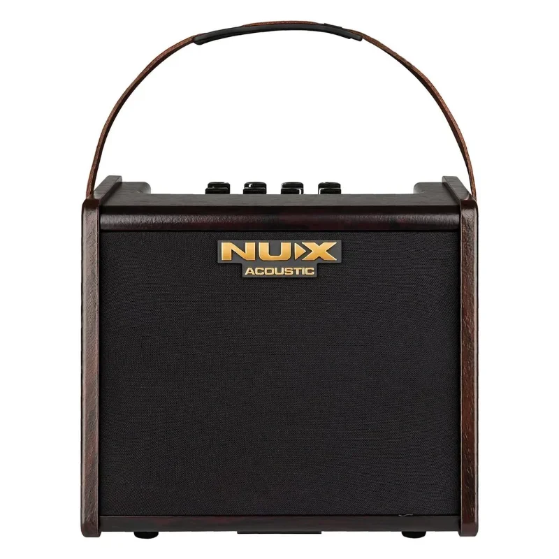 NUX AC-25 Portable Rechargeable Acoustic Guitar Amplifier Dual Channels Onboard Reverb Tuner Bluetooth Connectivity