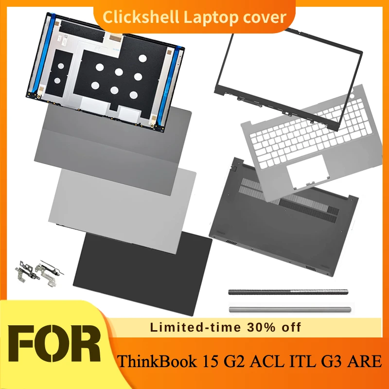 Replace Cover For Lenovo ThinkBook 15 G2 ACL ITL G3 ARE LCD Screen Back Cover/Front Bezel/Palmrest/Upper Top/Lower Bottom Case