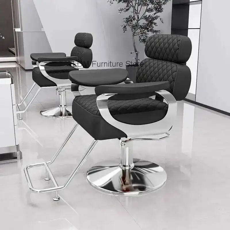 Chairs Saving Creative Unique Chairs Modern Design Salon Space Premium Aesthetic Barber Silla De Corte De Pelo Salon Furniture