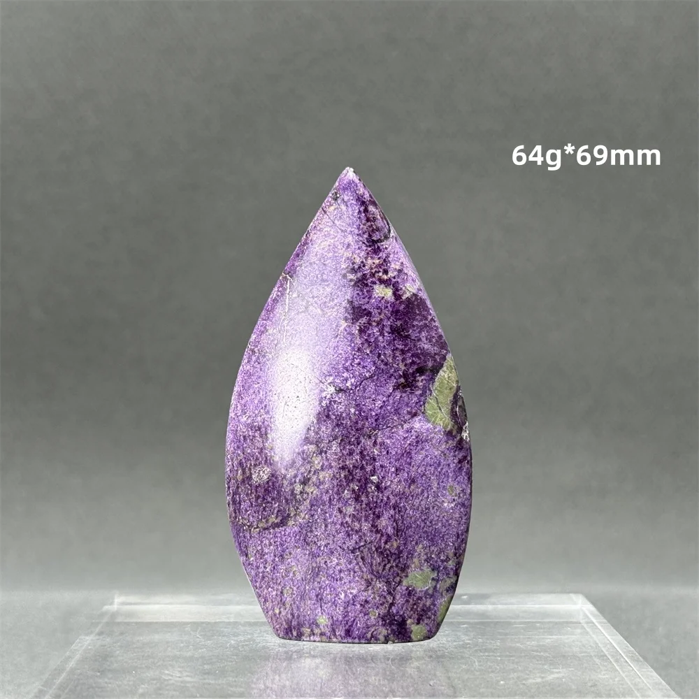 Natural Rare Asian Purple Stone Free Form Torch Reiki Meditation Healing Stone Energy Witchcraft Home Feng Shui Ornament Gift
