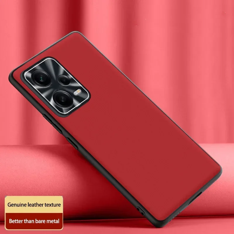 For Xiaomi Redmi Note 12 Pro Plus 5G Luxury Soft Silicone Edges Hard Shockproof Cover For Redmi Note 12 Pro Plus