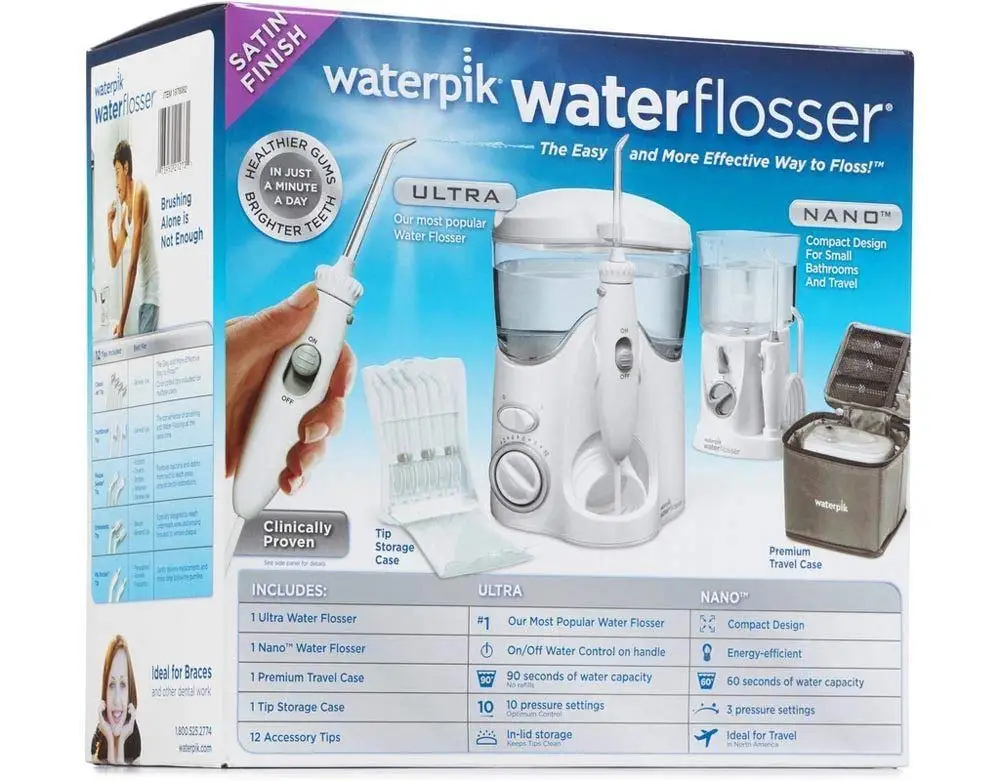 

Waterflosser Ultra and Waterpik Traveler Flosser