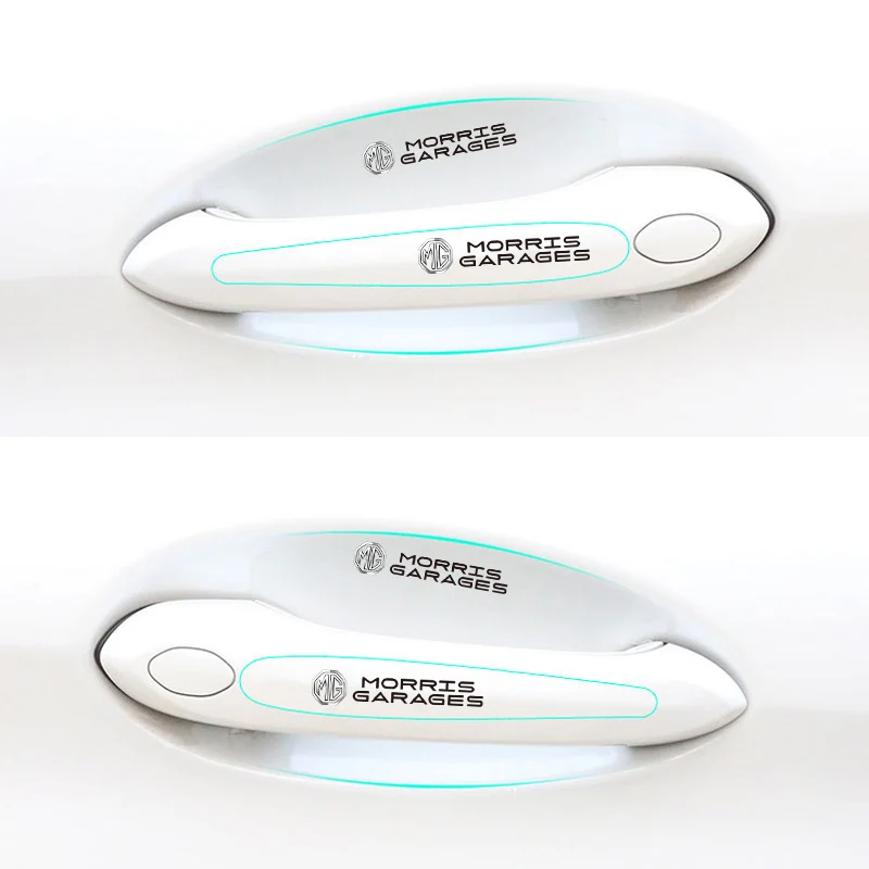 8 قطعة مقبض باب السيارة ملصقات طبقة حماية شفافة لموريس المرآب MG MG3 MG5 MG6 MG7 GT GS هيكتور HS ZS ZX EZS EHS