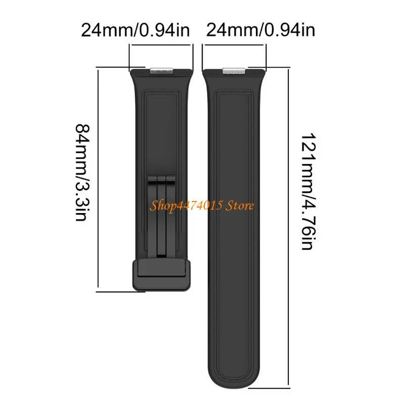 فرقة ساعة استبدال K1AA مع الإغلاق المغناطيسي القابل للتعديل السيليكون فرقة Wristabnd مريحة للساعات الذكية FIT 3