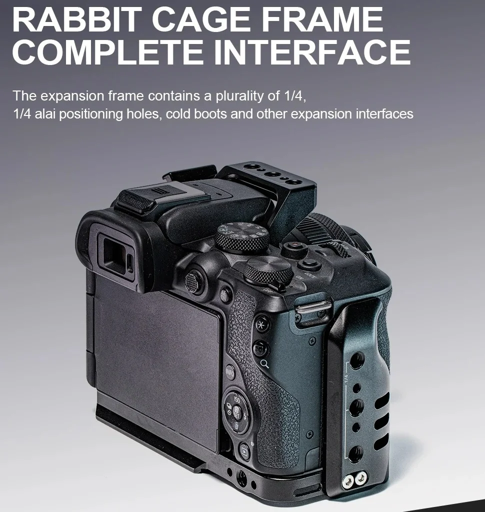 YANZUO Camera Cage, Bracket, Protection Frame for Canon R10 Camera