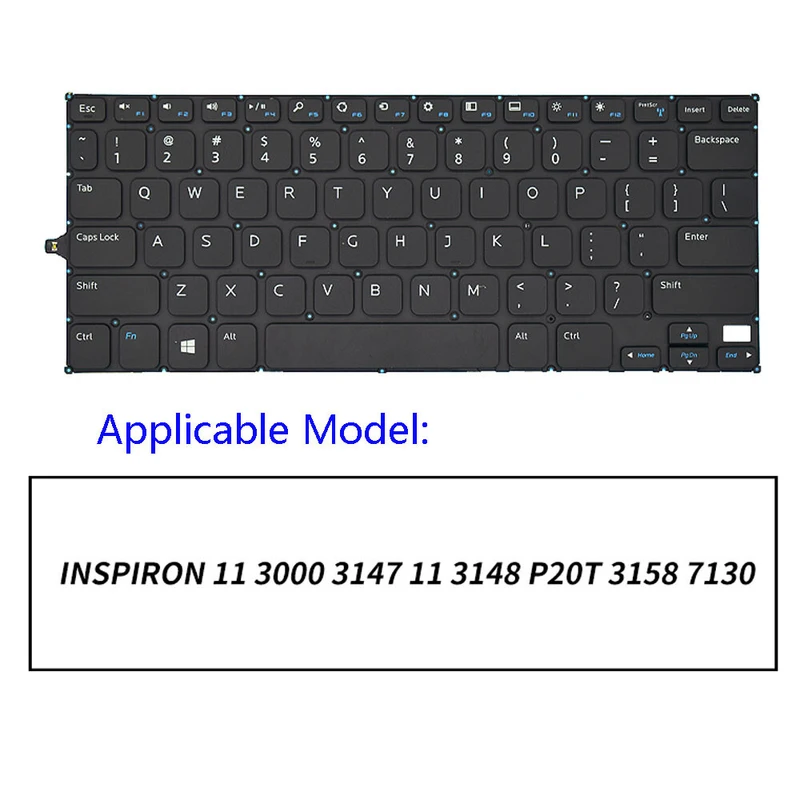 Z For Dell Inspiron 11 3000 3147 11 3148 P20T 3158 7130 Laptop Keyboard