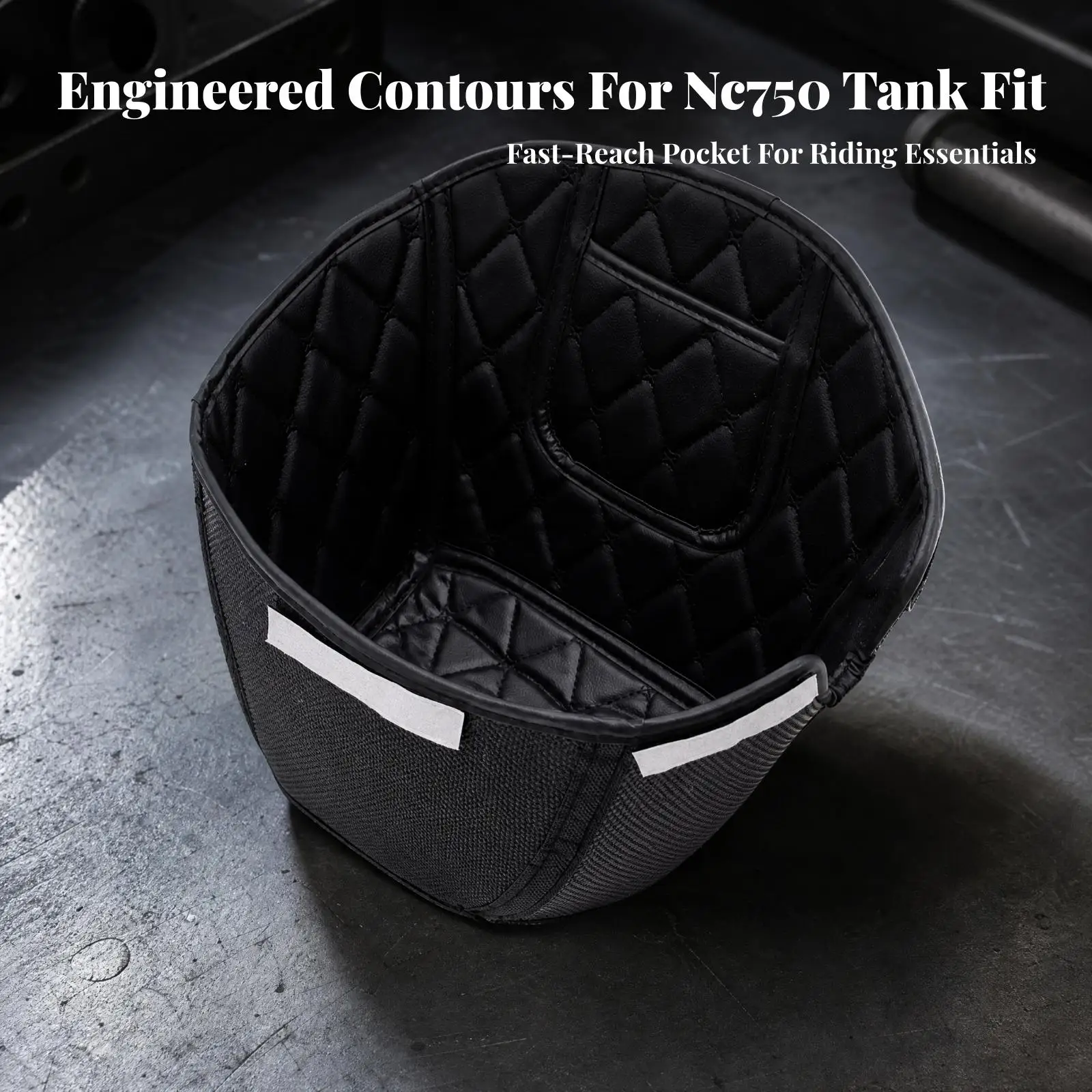 Motorcycle Accessory Padded Motorcycle Model Compatible Model Tank Storage Cover for Everyday Commuting