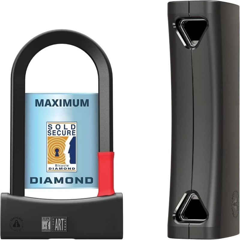 

Mason Bike U Lock - Patented Heavy Duty Anti Theft Diamond Secure ULock - Ultra Security Bicycle Safety Tool with Keys