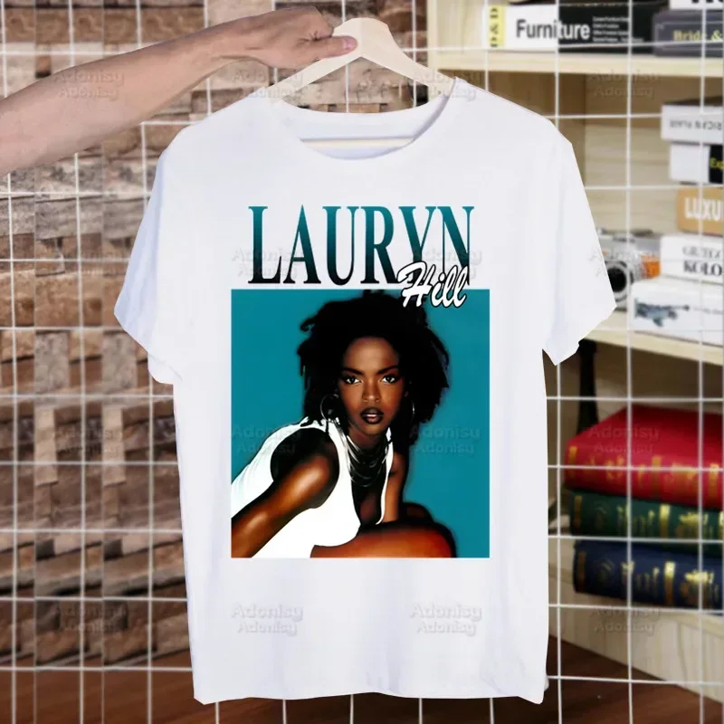 Fugees Refugees Lauryn Hill T Shirts For Guys O-Neck Short Sleeve Regular Mens height Quality Men Hip-Hop Tee Shirt