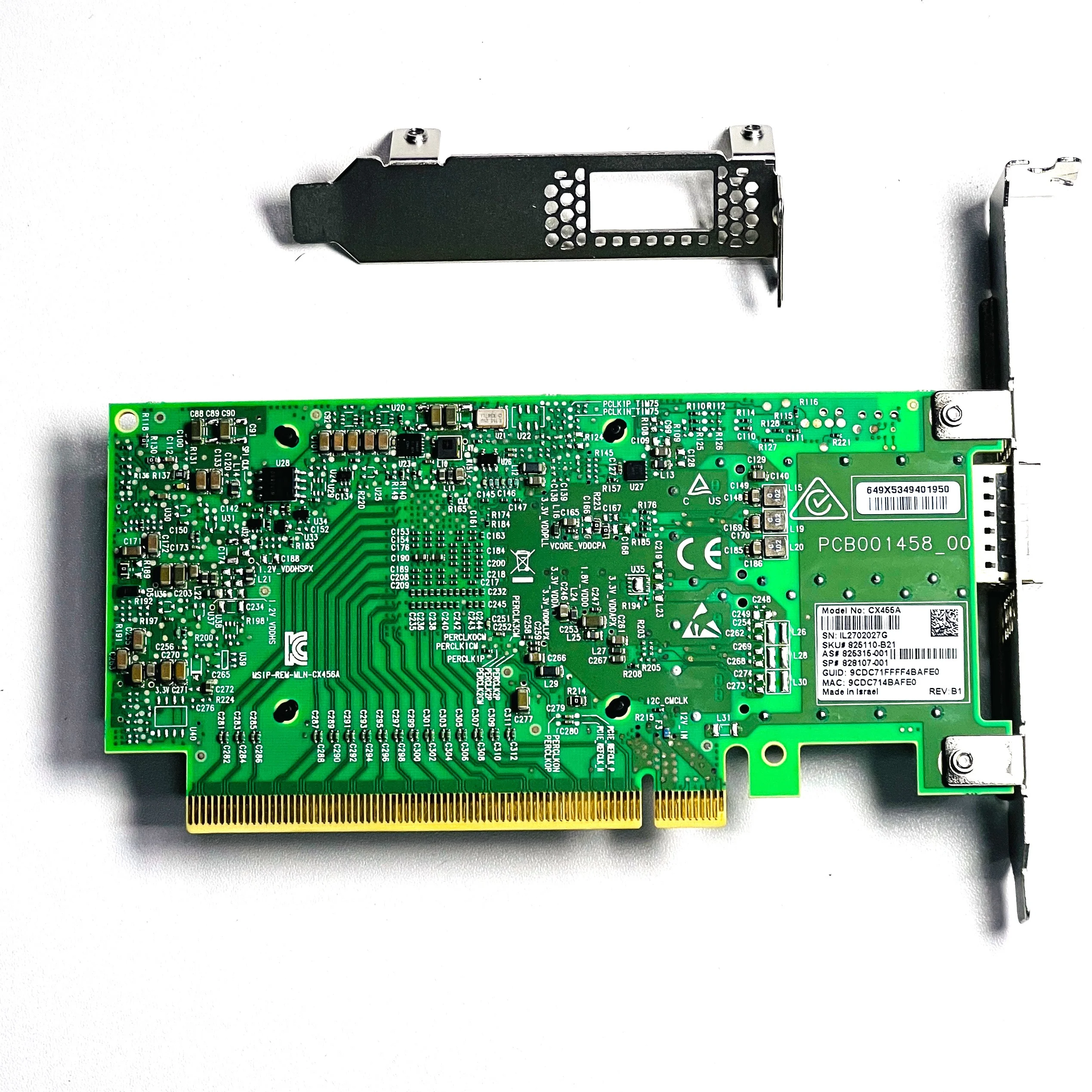 HPE InfiniBand 872725-B21 1-портовый сетевой адаптер 100 ГБ Mellanox MCX455A-ECAT ConnectX-4 VPI Сетевая карта Rj45