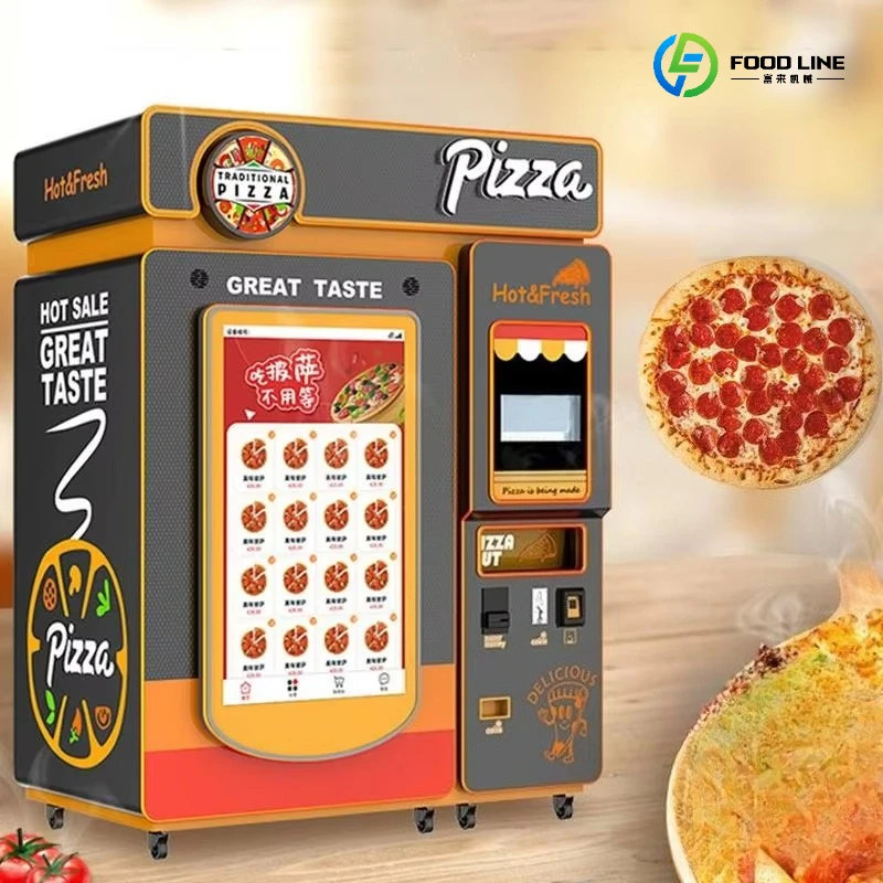 FL Customized 24-Hour Fully Automatic Touch Screen Pizza Vending Machine State-of-the-Art Pizza Making Technology Customized