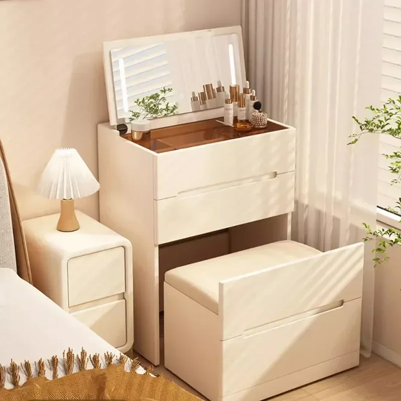 

Storage Stool Vanity Table Luxury Nordic Bedroom Luxury Vanity Table Living Room Meuble De Chambre Interior Decoration