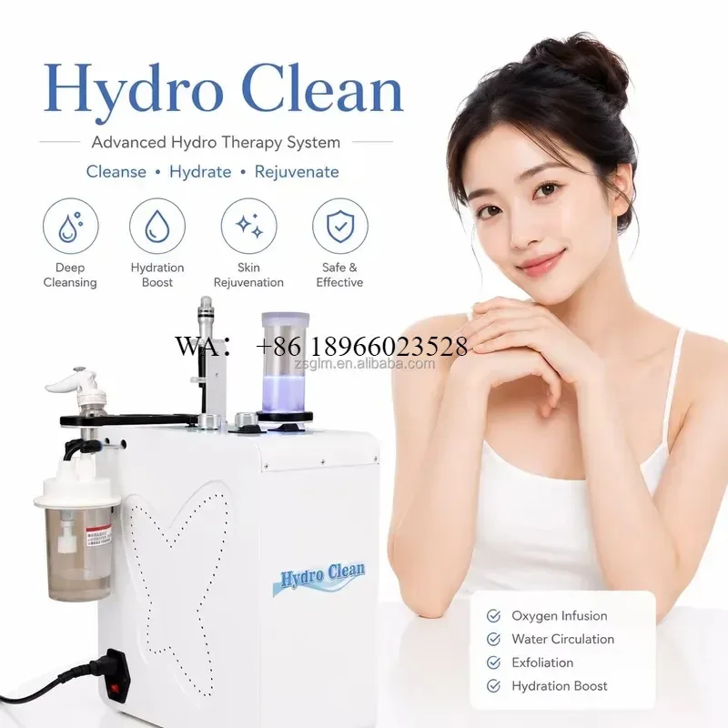 WMWMNU for Hydrogen Water Beauty Device Aqua Jet Peel Cleaning Nano Mist Essence Boost Whitening and Moisture Lock